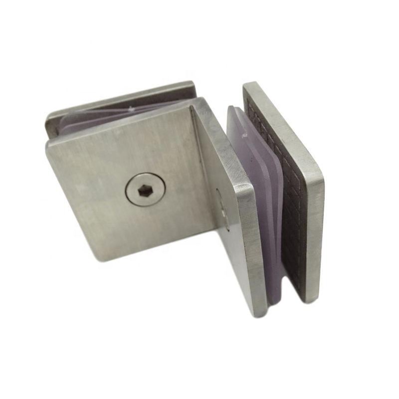 Glass Fitting Glass To Glass Connector Corner Frameless 8-12mm Clamp High Quality Door Crank Patch