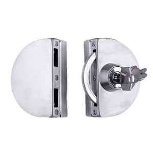 Kensharp Multifunctional Concelled Glass Door Lock Double Sides Security Latch Locks