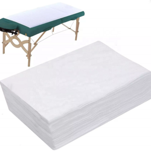 Nonwoven Disposable Single Use Flat Bed Sheet Plastic Waterproof Bed Sheets for hospital  and Massage Table Use