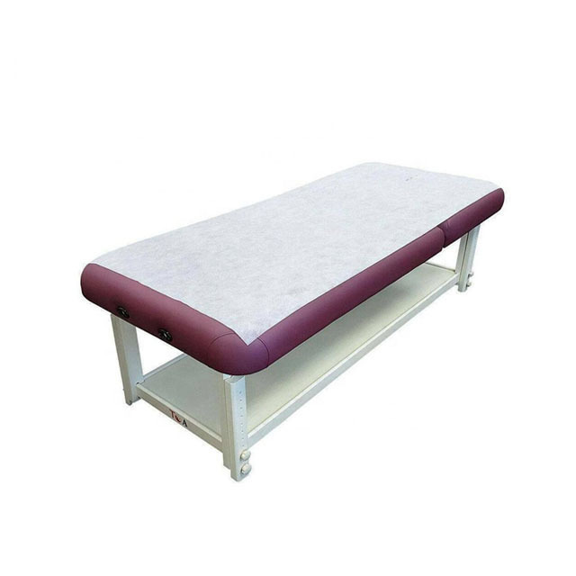 Nonwoven Disposable Single Use Flat Bed Sheet Plastic Waterproof Bed Sheets for hospital  and Massage Table Use