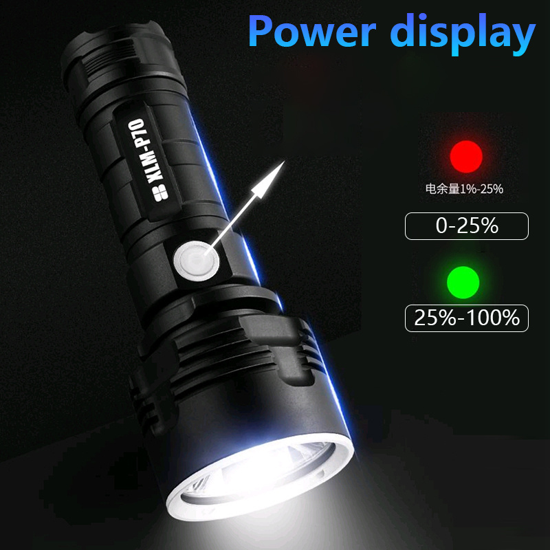 Xlm P70.2 Led Edc Aluminum Miniature 1000 Lumen Electric Camping  Rechargeable Super Bright Searchlight Torch Light Flashlight