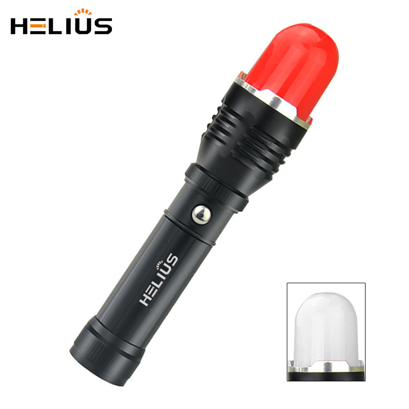 Helius Upgrade Multi-function Work Light with Magnet Aluminum Alloy Waterproof USB Rechargeable Command Stick LED Flashlight