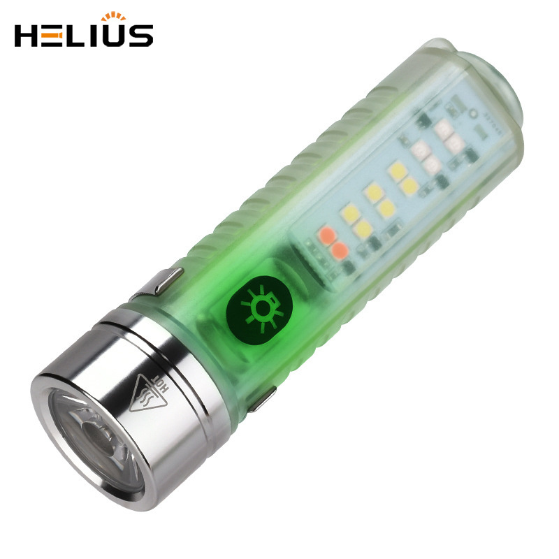 Helius Wholesale New Mini Flashlight Strong Light Long Shot Zoom Charging Outdoor Portable Flashlight