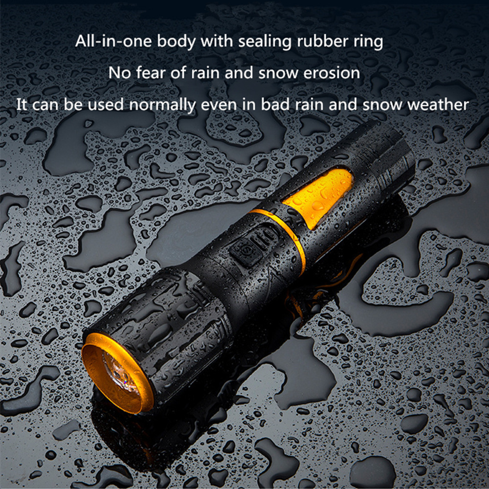 Strong Light Rechargeable Outdoor Super Bright Hunting Nine Wick Led Lights Special Forces Durable Long-distance Flashlight