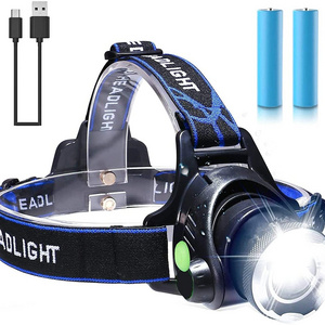 Hot Selling High Power Cheap Mini Rechargeable Head Lamp Light Torch Flashlight Led Headlights Headlamps