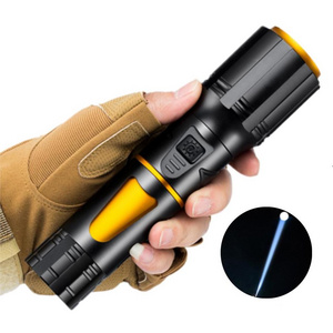 Strong Light Rechargeable Outdoor Super Bright Hunting Nine Wick Led Lights Special Forces Durable Long-distance Flashlight