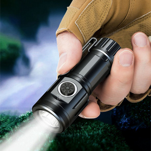 Helius New Edc Mini Strong Light Type-c Rechargeable Outdoor Mini Fixed Focus Camping Light Flashlight