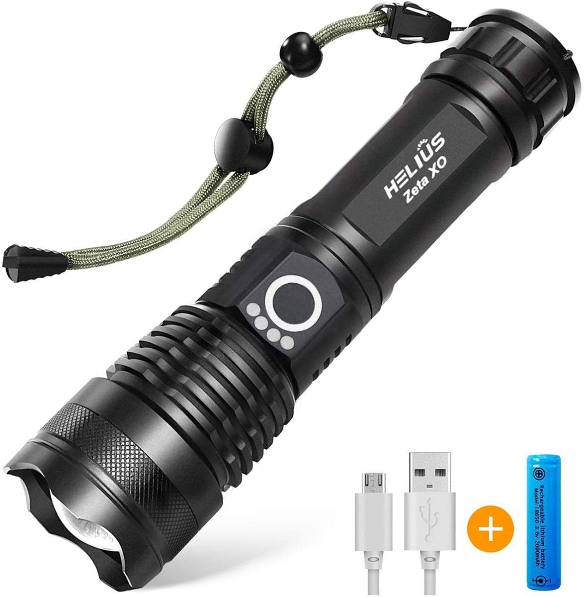 Hot Sale Cheap XHP50 26650 Zoom Powerful LED Flashlight 3500 Lumens Camping USB Waterproof Rechargeable Torch Light Flashlight