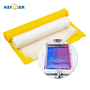 Factory price 60-420 yellow white silk screen printing mesh for textile screen printing