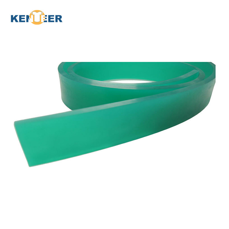 Factory price wholesale roll polyurethane silk screen printing rubber squeegee blade