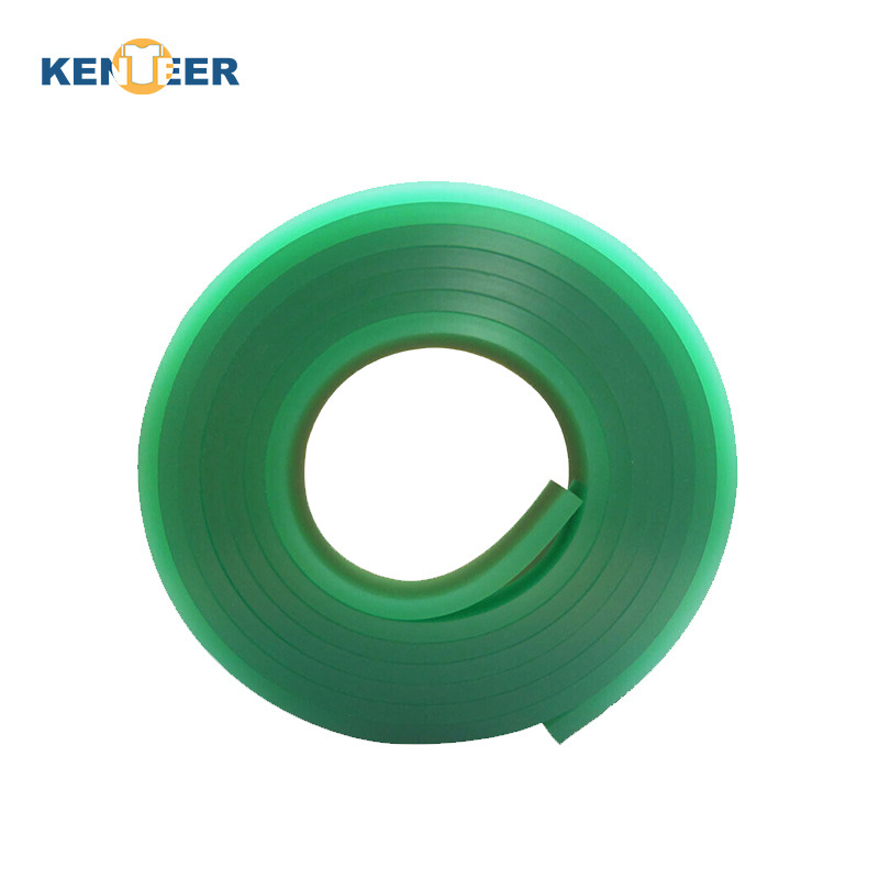 Factory price wholesale roll polyurethane silk screen printing rubber squeegee blade