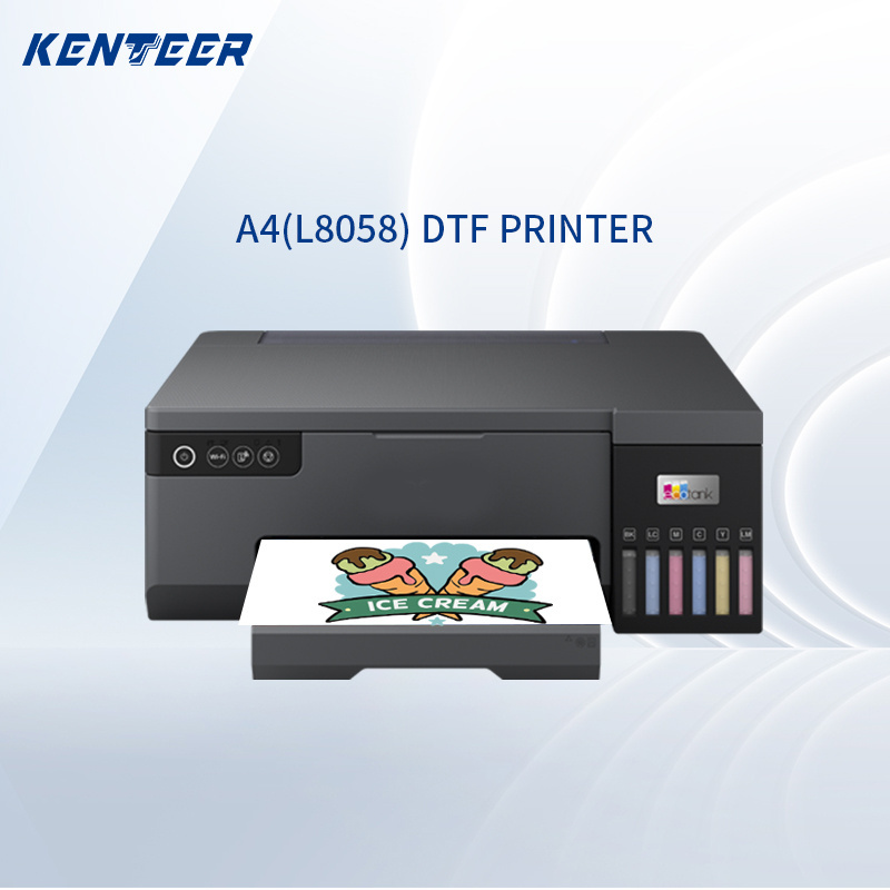 A4 Desktop heat press 6 color xp600 Inkjet Printer Sublimation Dye Ink dtf printer for EPSON L805 L8050 L8058