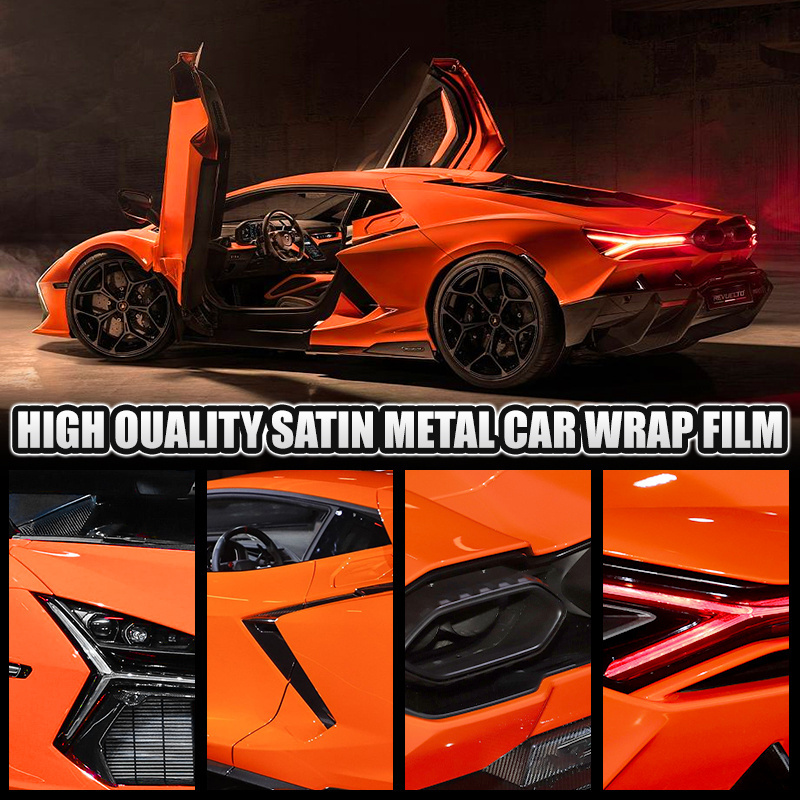 Hot Selling PET PVC Vinyl Wrap Film Roll Super Bright Metallic Red Purple Auto Wrapping Film Self Adhesive Vinyl Car Wrap