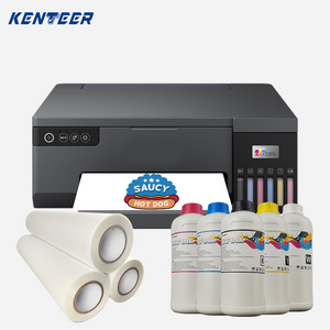 A4 Desktop heat press 6 color xp600 Inkjet Printer Sublimation Dye Ink dtf printer for EPSON L805 L8050 L8058