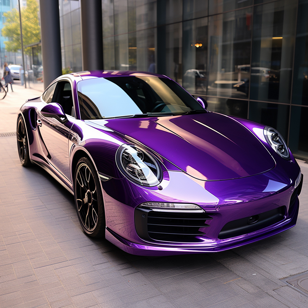 2023 wholesale factory Top quality gloss purple color matte gold car vinyl wrap 3D car carbon fiber film