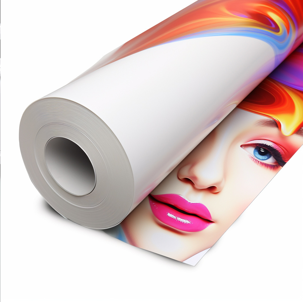 Solvent Printable High Transparent Clear Self Adhesive PVC Vinyl Rolls Custom Vinyl Sign, Car Stickers Film