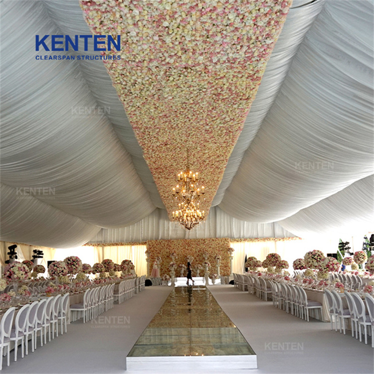 Aluminum frame waterproof white wed tent china marquee hall tent 500 people modern event wedding party tents for 500 people