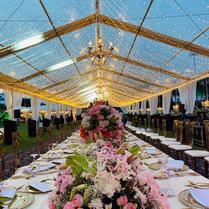 20x30 20m x 50m 40x 100 large party tent clear top wedding marquee transparent canopy wed tents for 300 500 people outdoor event