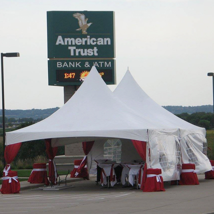 KENTEN cheap 10X10 gazebo screen room party tent 3X6 outdoor custom soccer sideline white beach canopy party tent