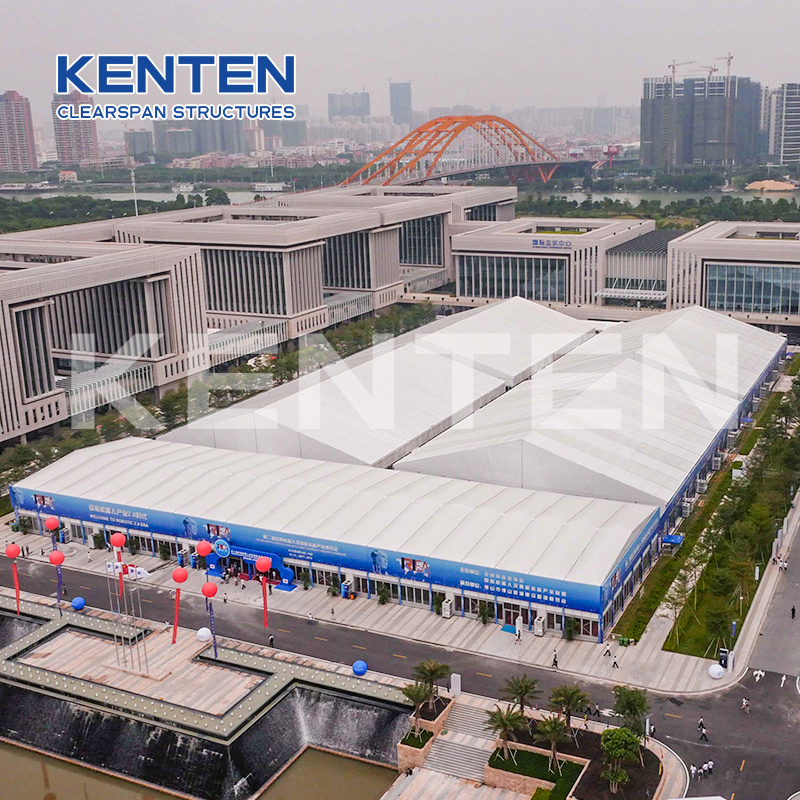 Thermal heat insulated frame double deck storey decker event inflatable exhibition two story floors tent for event 50000 people