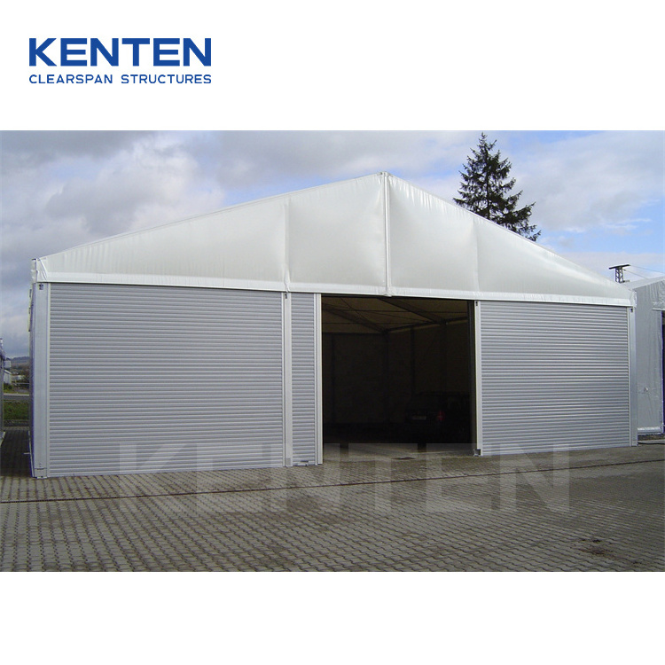 Anti rust aluminum commercial prefabricated warehouse tents outdoor large PVC storage industrial metal permanent structure tent