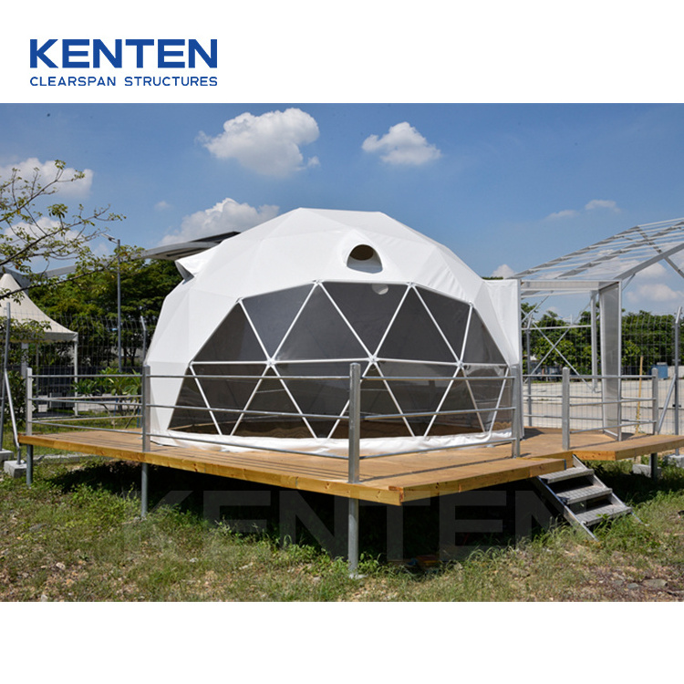 KENTEN custom quality PVC waterproof big heavy duty large dome tent structure