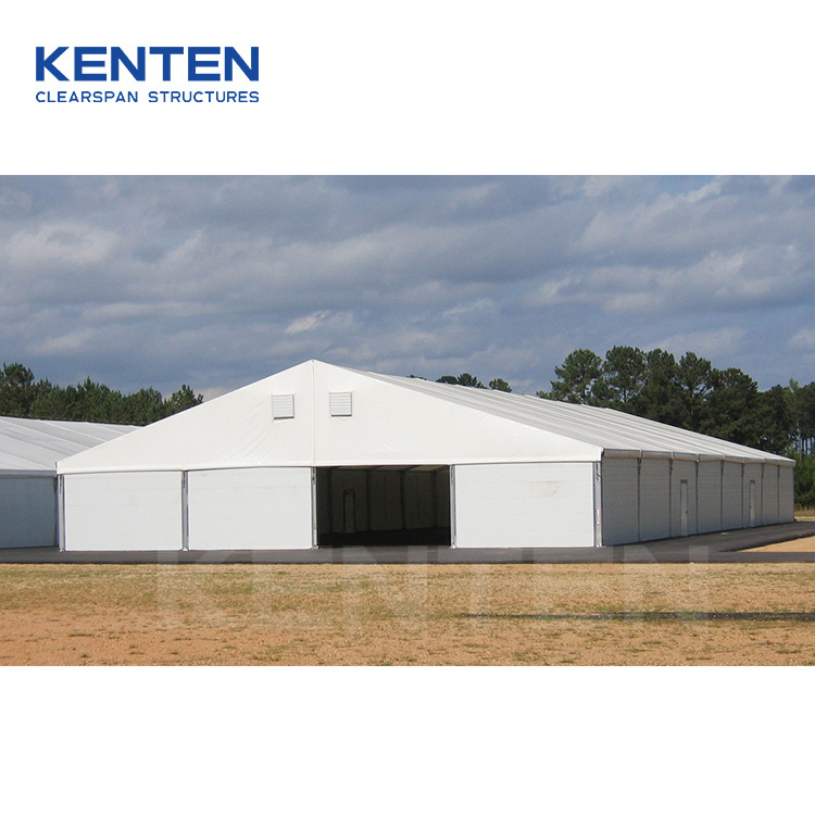 Custom 20x20 30x60 temporary fire proof aluminum warehouse usa industrial insulated storage shelter 50 by 100 abs warehouse tent