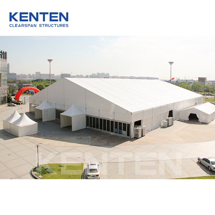 large white 40x120 20x40 1000 square meter closed event tents 400 person outdoor white party white ceiling drapes wedding tent