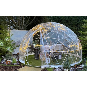 Good Selling 10 4M X 30 Garden 6M 650G Party Tent Gampling Tent Geodesic Dome insulated summer and winter party igloo