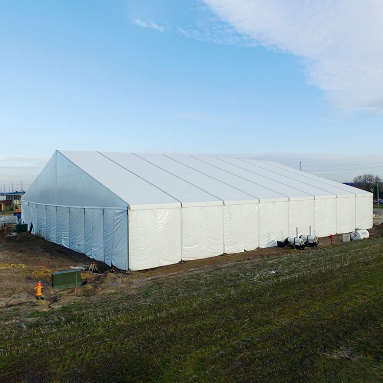 Carpas industriales 30x80 50 x 100 50x150 40x60 40 x 80 5000m2 long range storage industrial warehouse tents with large door