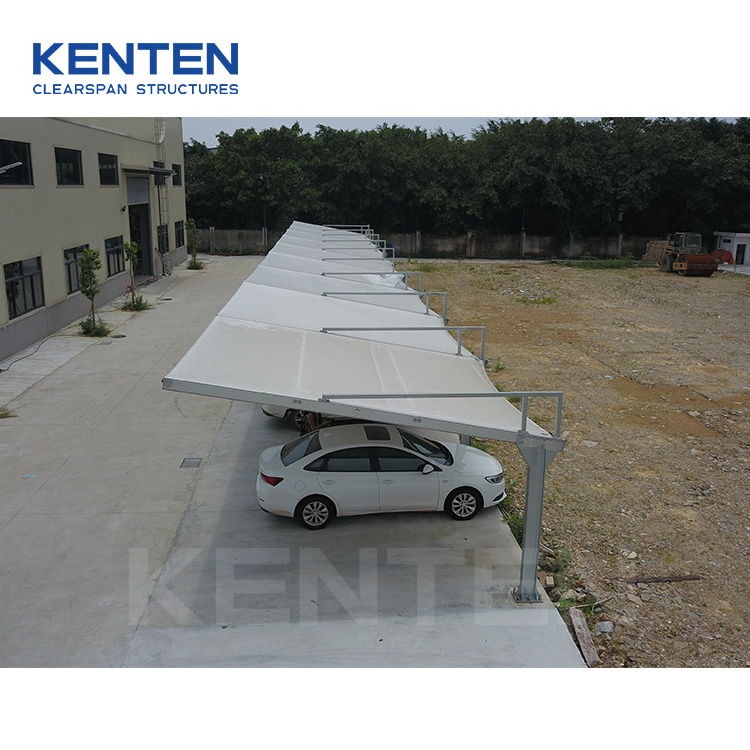 Outdoor custom design car shelter storage shed structure tent carpas industriales 50 x 100 shade parking tent for car parking