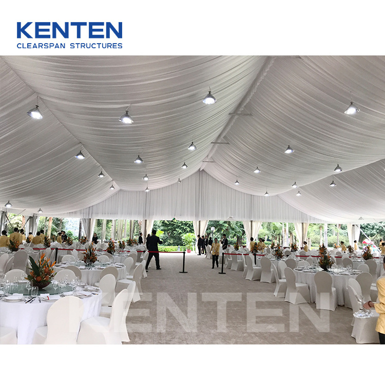 500 people capacity 1000 guests large white aluminum frame 20x30 40x80 party event commercial wedding marquee tents for events