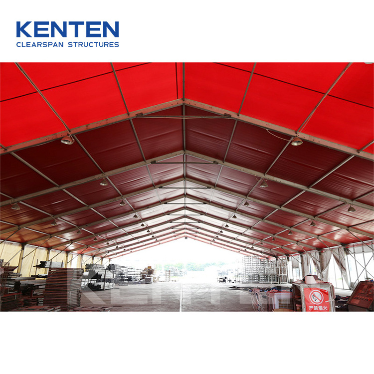 15x30 20x20 30x50 warehouse shelter prefabricated multi span portable structure warehouse temporary industrial construction tent