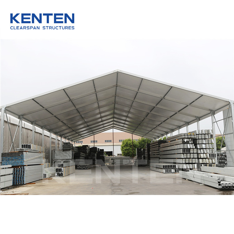 Custom huge outdoor aluminum 20x30 shelter storage commercial outdoor metal structure warehouse canopy temporary industrial tent