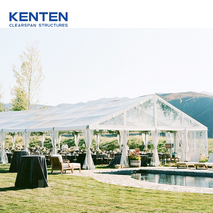 KENTEN custom big party tent marquee 15x25 20x20 20x30  20x40 heavy duty canopy tent custom temporary large frame marquee tent