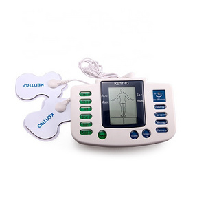 Portable Period Pain Relief Electronic Pulse Digital Therapy Machine Body Massager With Tens EMS Pads And Slippers