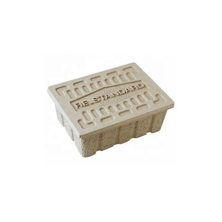 Biodegradable mold pulp Soap Packaging wholesale Die Cut Packaging handmade Soap Box packaging