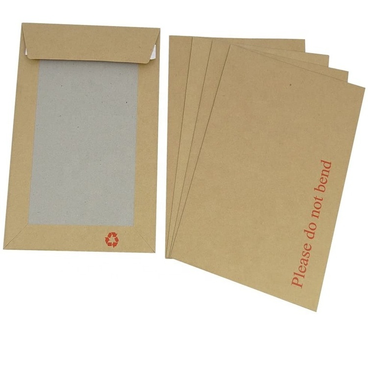 C3 a4 c6 c5 c4 black white brown manila paper rigid cardboard mailer please do not bend paper envelope