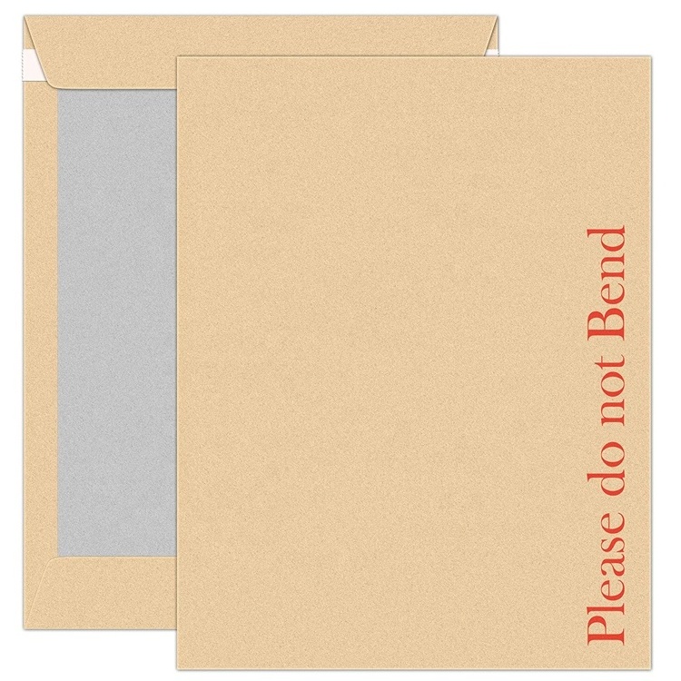 C3 a4 c6 c5 c4 black white brown manila paper rigid cardboard mailer please do not bend paper envelope