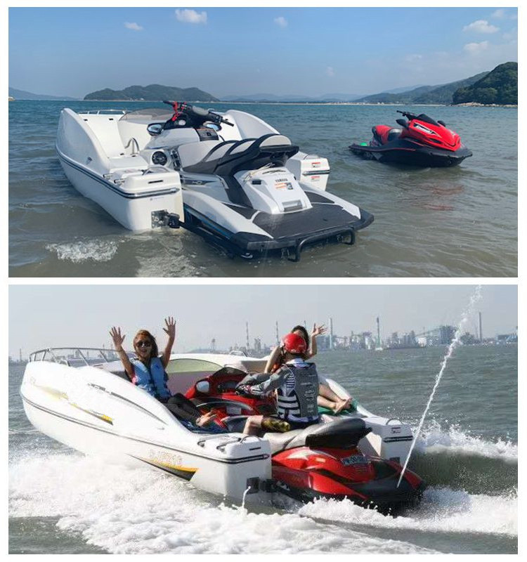 KNL 300 horse power jet ski 1800cc Engine Capacity Jetski Yacht Electric Motorboat Triple jet ski Powerboat combination boat