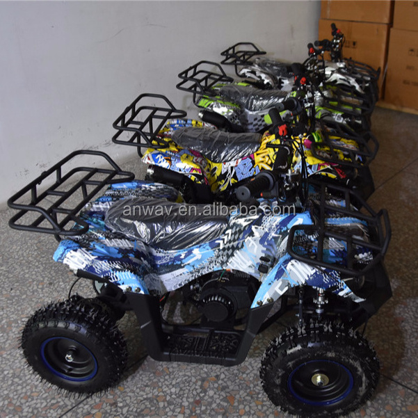 2023 49cc 2 stroke mini atv quad, kids gas powered atv 50cc