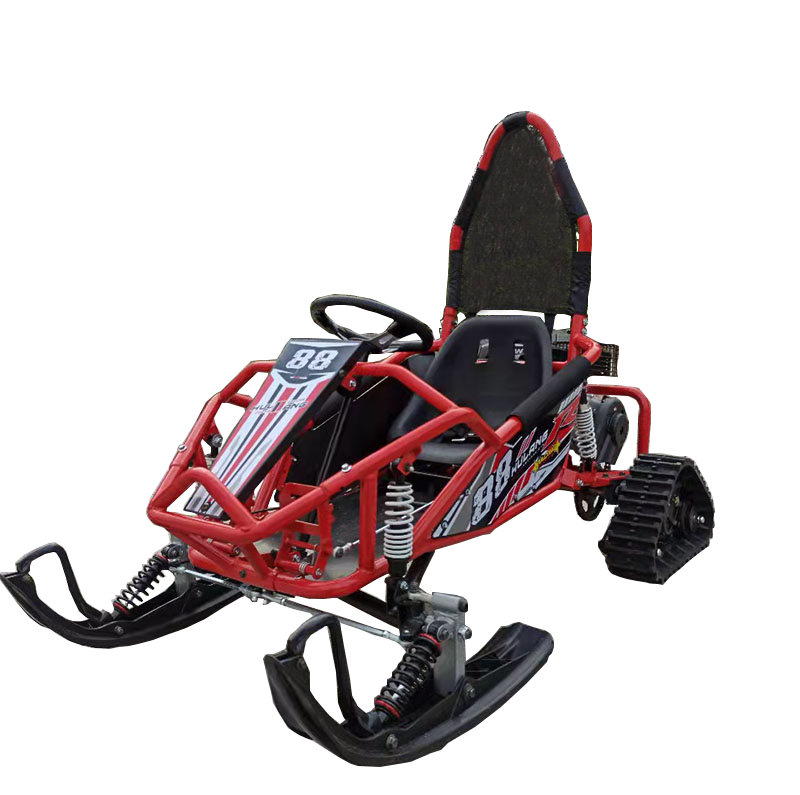 168cc kids go cart cheap atv snowmobiles gasoline snow scooter Winter Sports