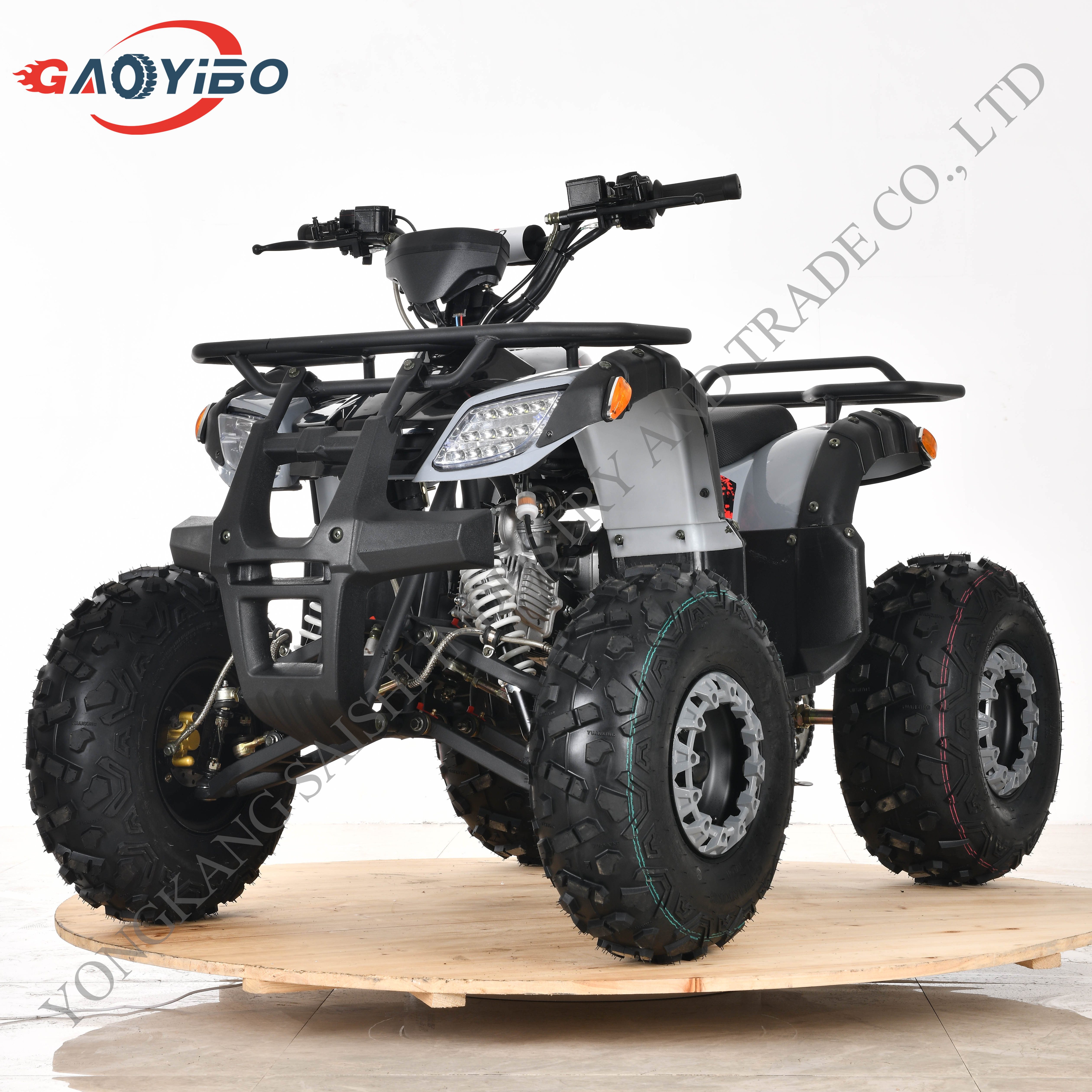 2023 Best Selling Adults Quads ATV Gas fuel ATV 8 inch 125 cc ATV