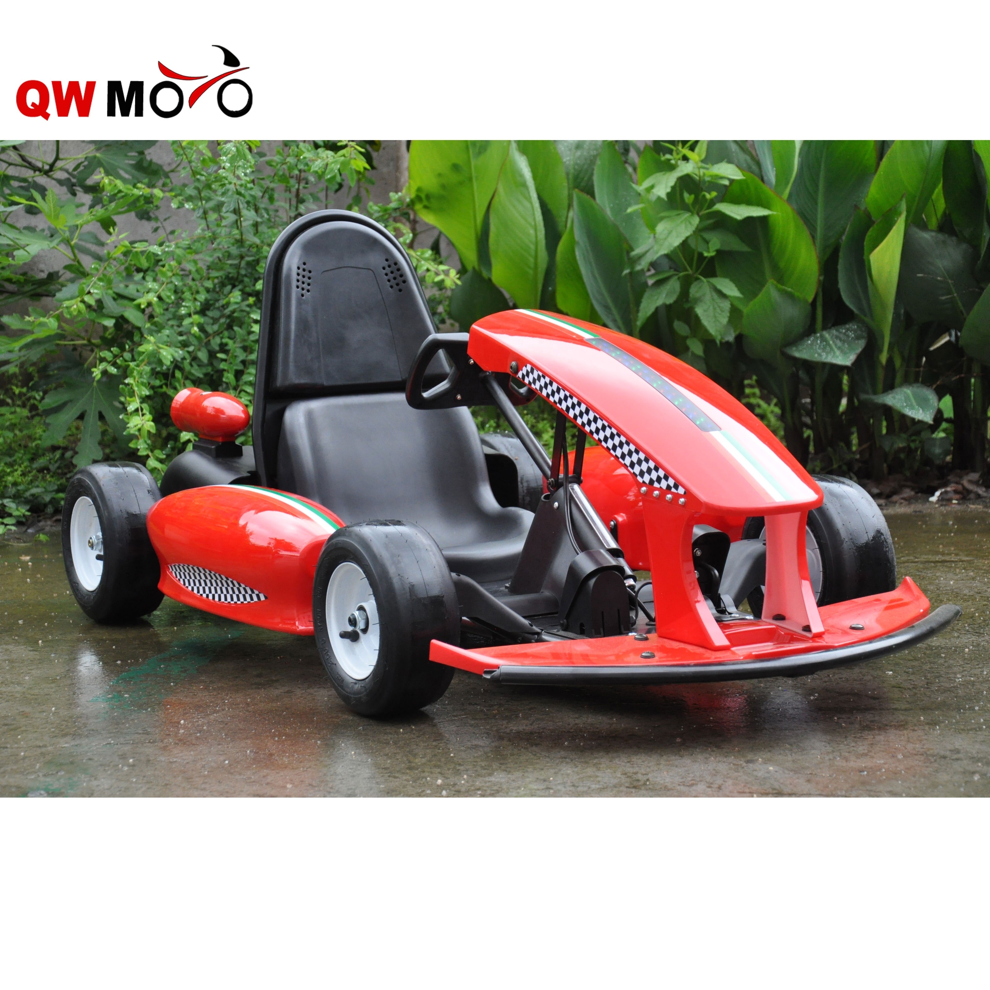 QWMOTO Racing adult Go Kart buggy 196CC 200CC cheap gas powered go karts for sale