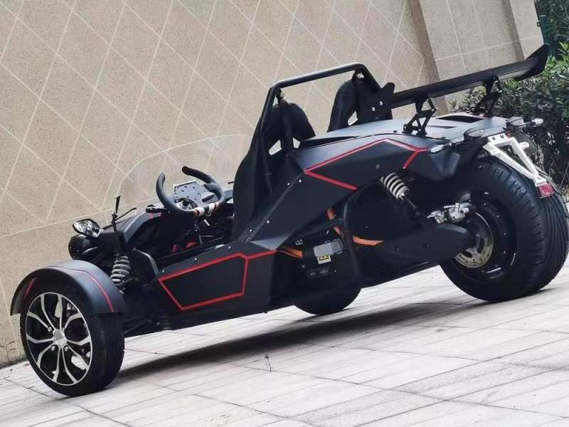 KNL High Speed Ztr Trike Roadster 10KW Lithium Battery Electric Racing ATV Three Wheels Drive Motorcycle