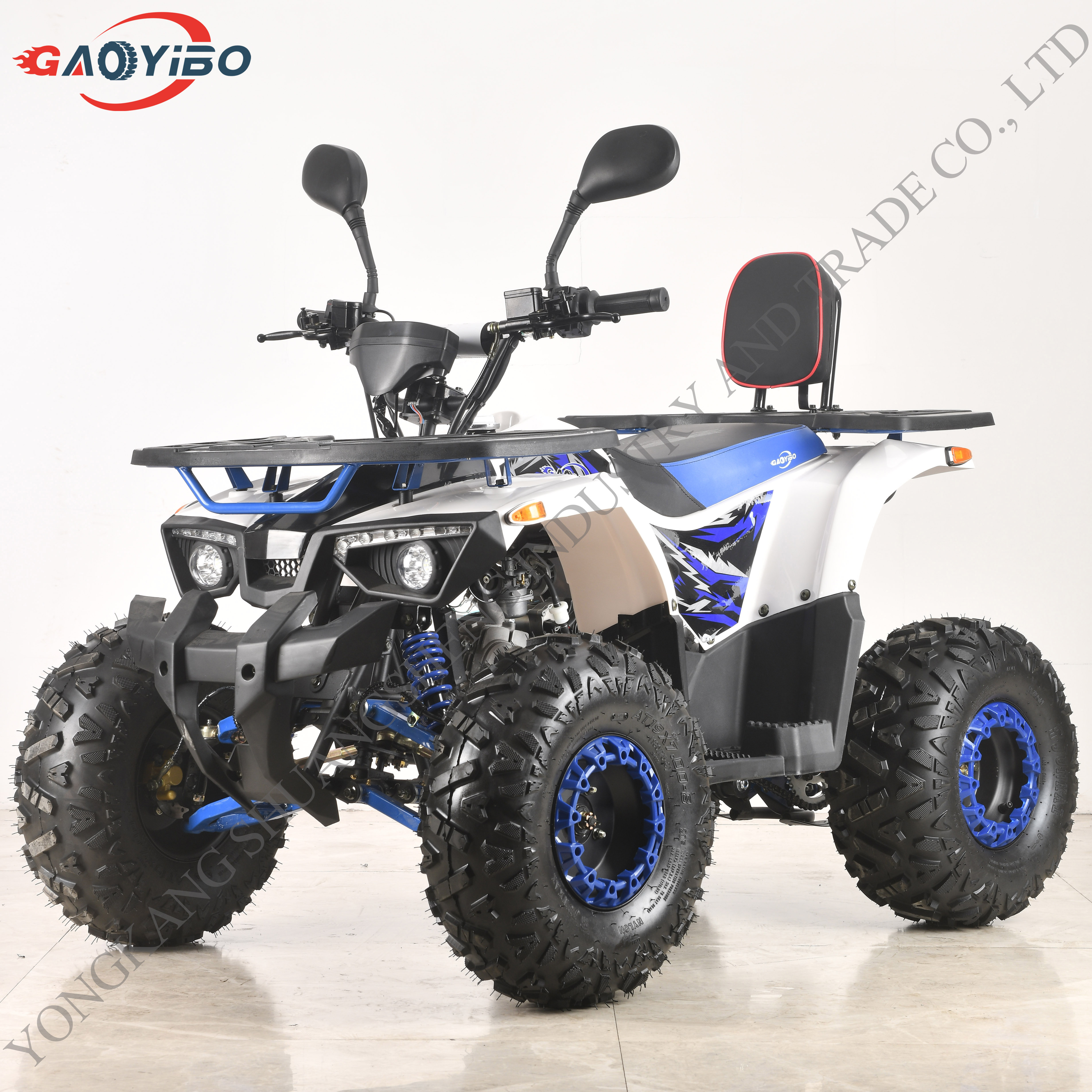 Hot Sale Cross Country Big Wheel Truck qua atv 4x4 automatic 125cc Power Engine