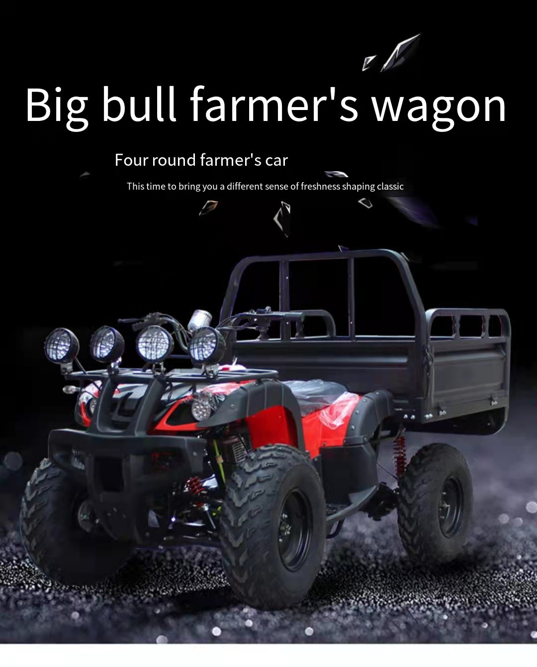 High Quality Pug Utv Parts Atv/Utv & Accessories Side By 4 Seater 150cc 4X4 Canam