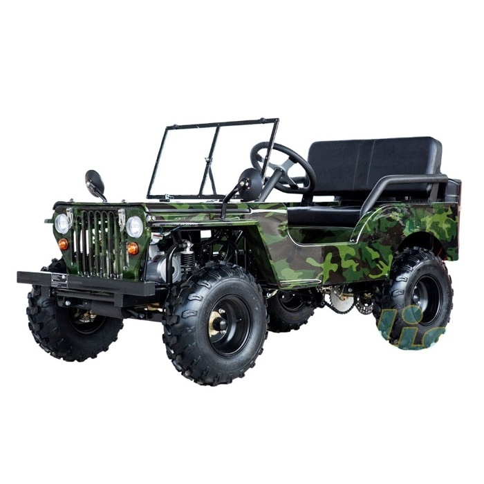 KNL Factory sale china mini jeeps willys 49cc quads for kids petrol cars gas powered atv 50cc 50cc, 110ccc, 125cc, 150cc