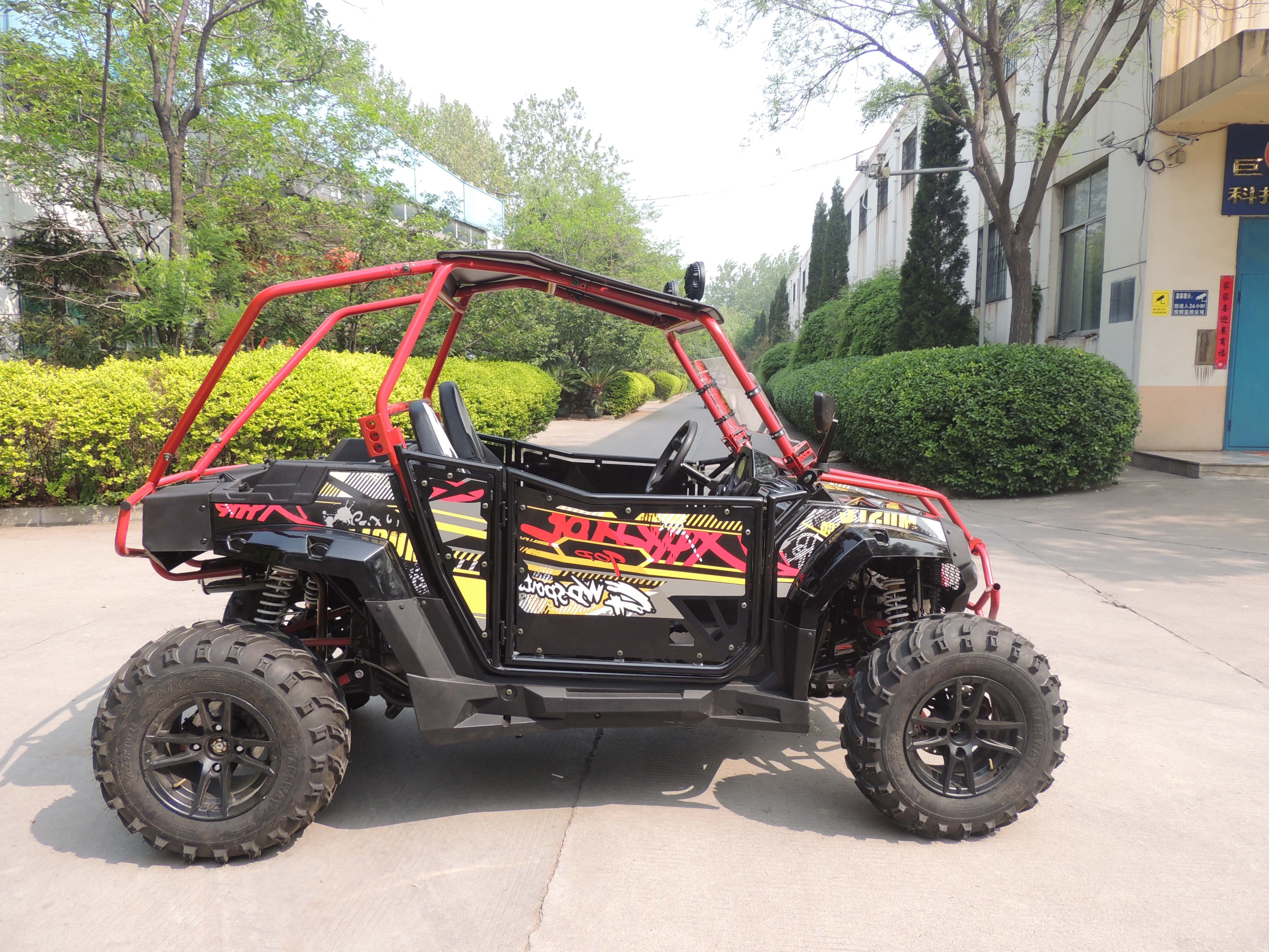 KNL Fang power off road steel frame 2 seat dune buggy side by side 250cc farm UTV quad bike with EPA