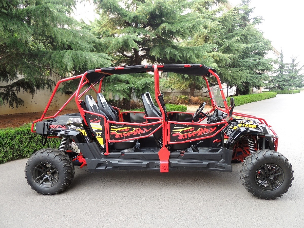 KNL Fangpower street legal go kart cuatrimotos chinas 400cc 4 seat shaft drive quad bikes utv